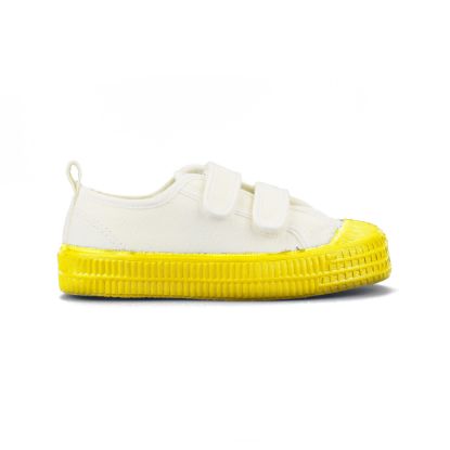 Obrázek S.M.KID VELCRO 10 WHT/823 YELW